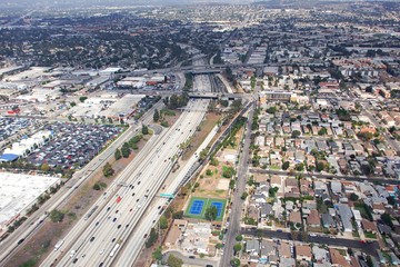 Fototapeta na wymiar Luftaufnahme Los Angeles