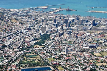 Naklejka premium Blick auf Kapstadt