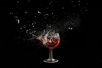 casse de verre par balle
