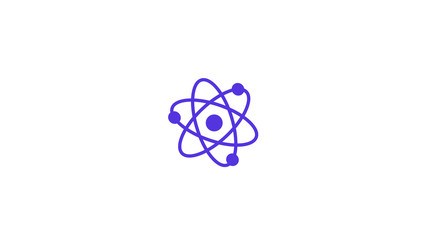 Best atom icon on white background,New atom icon