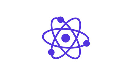 Best atom icon on white background,New atom icon