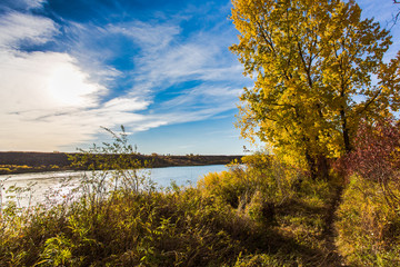 Autumn Colors by the River