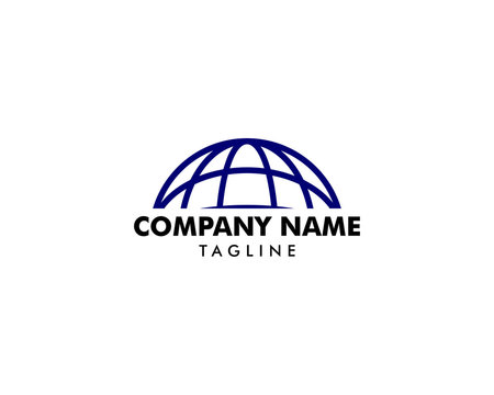 World Logo Icon Design Vector Illustration