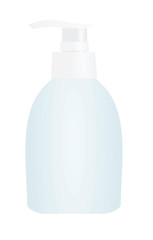 Hand soap bottle. vector illustration