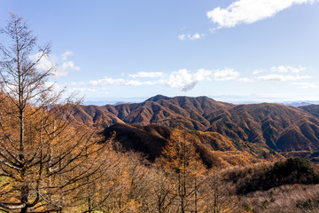 日本の国立公園・奥日光、半月山からの景色