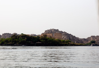 Rocks on the bank of the Nile