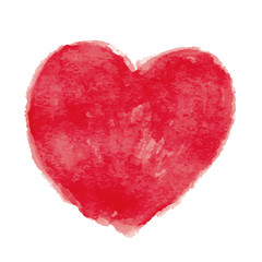 ハート、ハート素材、赤い、赤いハート、赤、イラスト、ベクター、バレンタイン、バレンタインデー、心、水