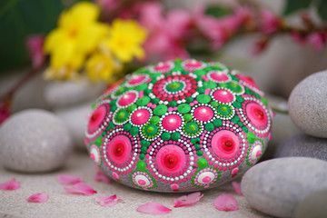 Beautiful hand painted mandala