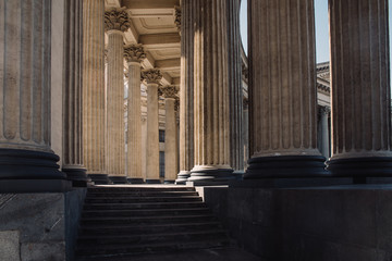 Obraz premium Colonnade of the Kazan Cathedral in Saint Petersburg, Russia