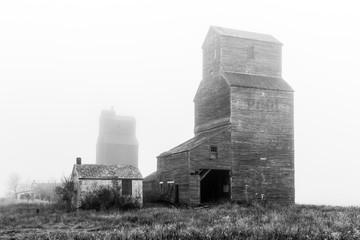 Grain Elevators in the Fog © Scott Prokop