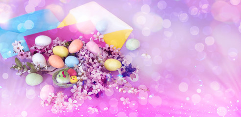 Obraz na płótnie Canvas Easter background
