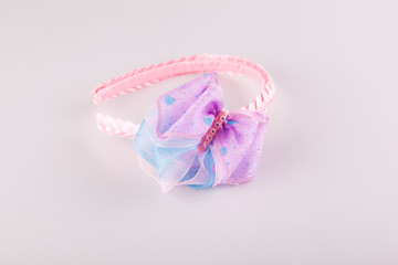 beautiful light kanzashi hair hoop