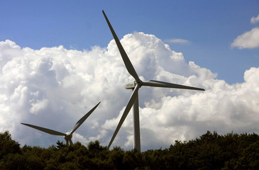 Energy, Wind turbine, Wind farm, Electricity, Muehlhausen, Thueringen, Germany, Europe