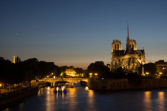 Senne River At Nightfall