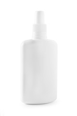 White plastic bottle