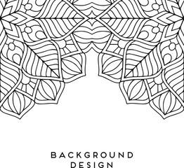 luxury ornamental mandala design background