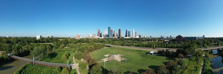 Fototapeta na wymiar Houston overview