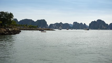 famous ha long bay in vietnam