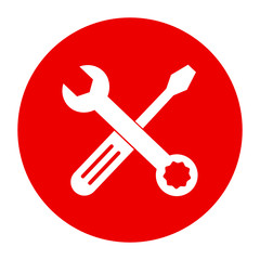 klucz i śrubokręt ikona