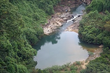 waterfall form above in vietnam