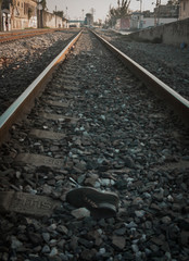 antigua estacion de ferrocarriles para migrantes