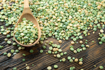 dry peas place for text