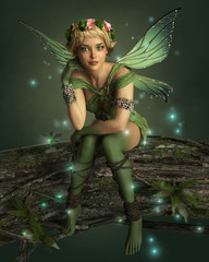 Maddy comes from the forest, 3d CG © Atelier Sommerland