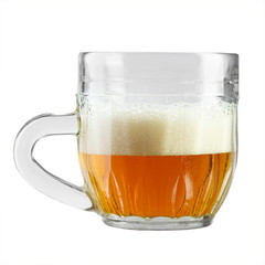 Beer mug isolated on white background.