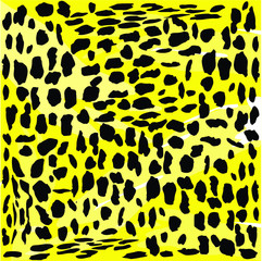 Leopard pattern design, vector illustration background. Animal design. blue, pink, purple. Seamless leopard design