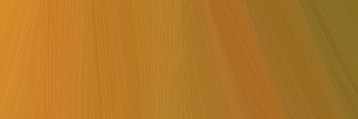 elegant abstract curved lines modern banner design with bronze, brown and peru colors. elegant curved lines with fluid flowing waves and curves