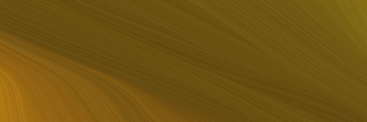 elegant abstract curved lines modern header design with chocolate, dark golden rod and brown colors. elegant curved lines with fluid flowing waves and curves