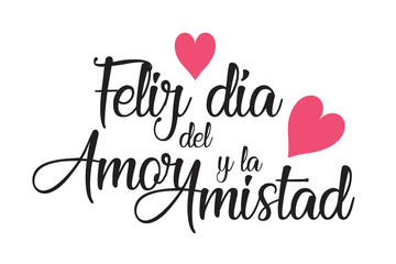Feliz día del amor y la amistad