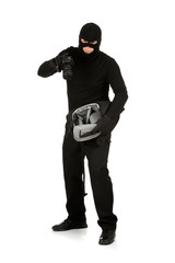 Burglar: Burglar Holding Camera Equipment