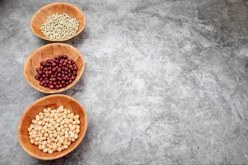 frijol, garbanzo, garbanzo verde, lentejas, granos, frutos secos, semillas,