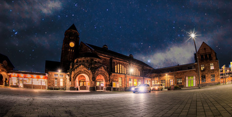 Gießen am Abend 