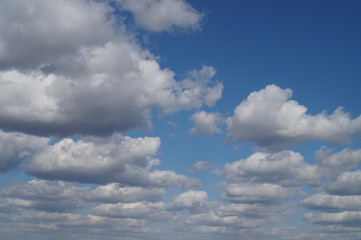 blue sky with clouds