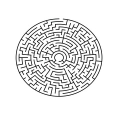 A circular maze with no solution, 13 corridors wide