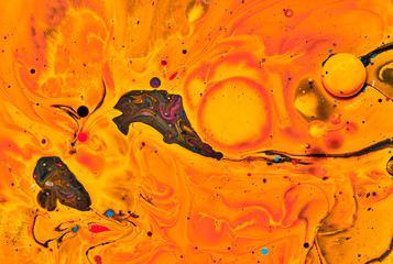 Fototapeta na wymiar Colourful acrylic bubbles.Fluid art marble texture. Backdrop abstract iridescent paint effect. Liquid acrylic artwork flows and splashes. Mixed paints for interior poster.