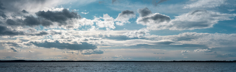 Fototapeta na wymiar panorama cloudy sky