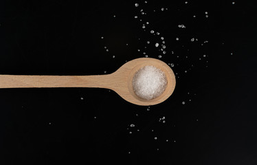 White Powder of Lemon Acid, Clay or Bentonite Texture