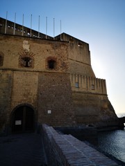Fototapeta na wymiar Castel dell’Ovo in Napoli Italy