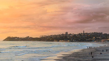 The last surf before all beaches close due to Covid-19 in Encinitas CA.