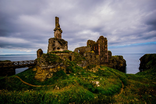 Castle Sinclair Scotland Ruin UK