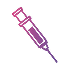 medicine injection drug linear gradient style icon