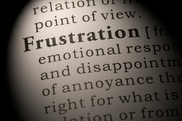definition of word frustration