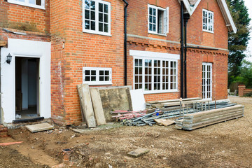 Home improvement, building work at UK house
