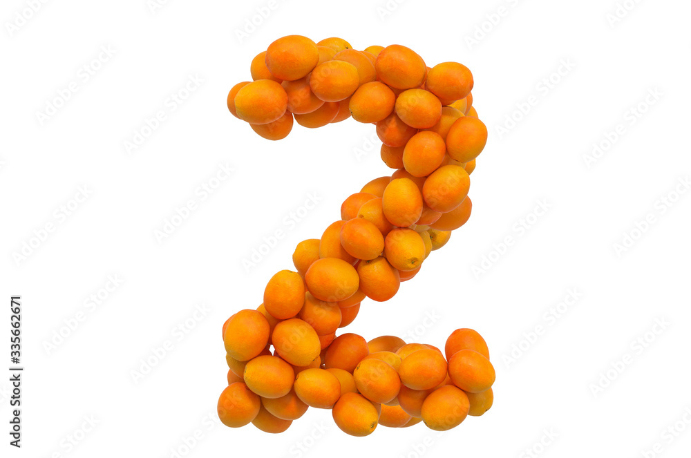 Poster number 2 from oranges, 3d rendering
