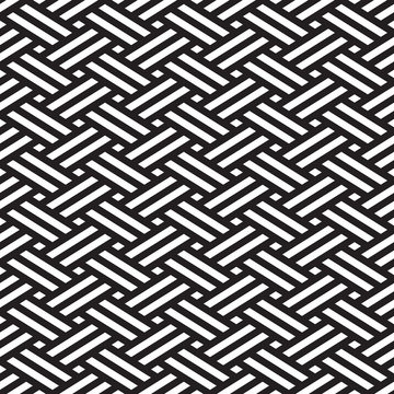 Seamless weave pattern geometric background