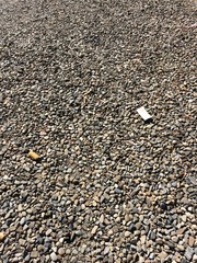 dayligth gravel texture in perspective 