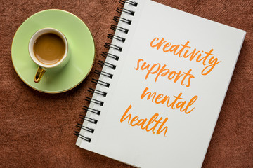 creativity supports mental health